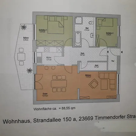 Strandallee 150a דירה *